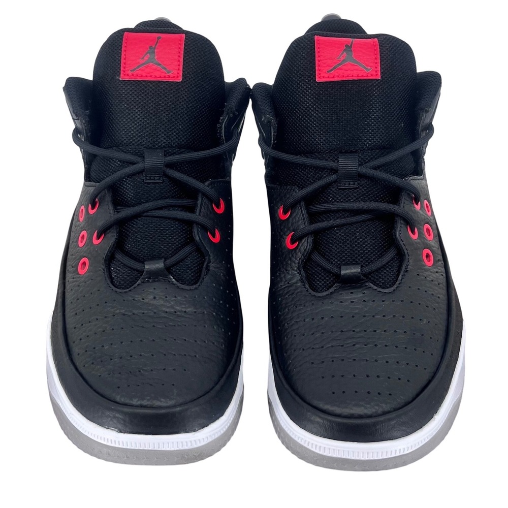 Nike Men's Jordan Max Aura 5 Shoes Size 10.5 Black Cement Red White DZ4353-061‎ - Picture 5 of 11